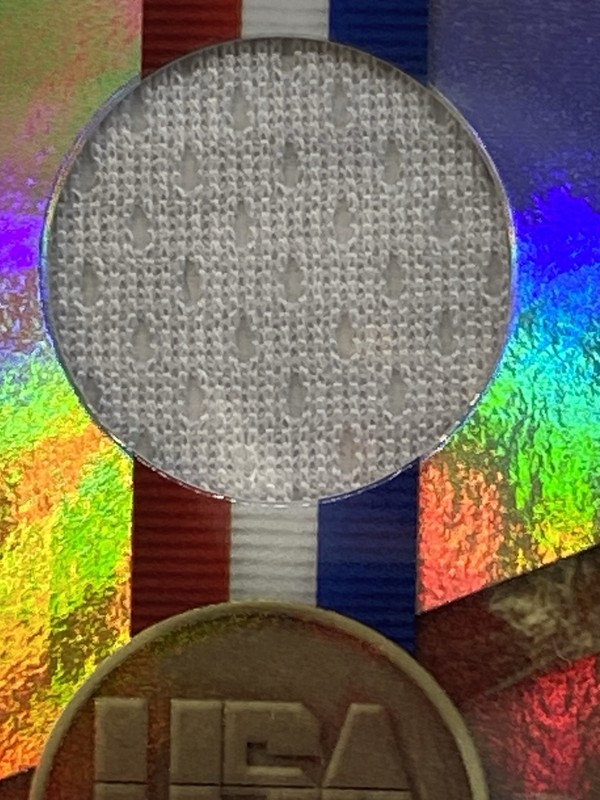 Chris Bosh Game Worn Patch USA 2010 GOLD Medalists Olympics PSA 9 MT POP 2 view 2