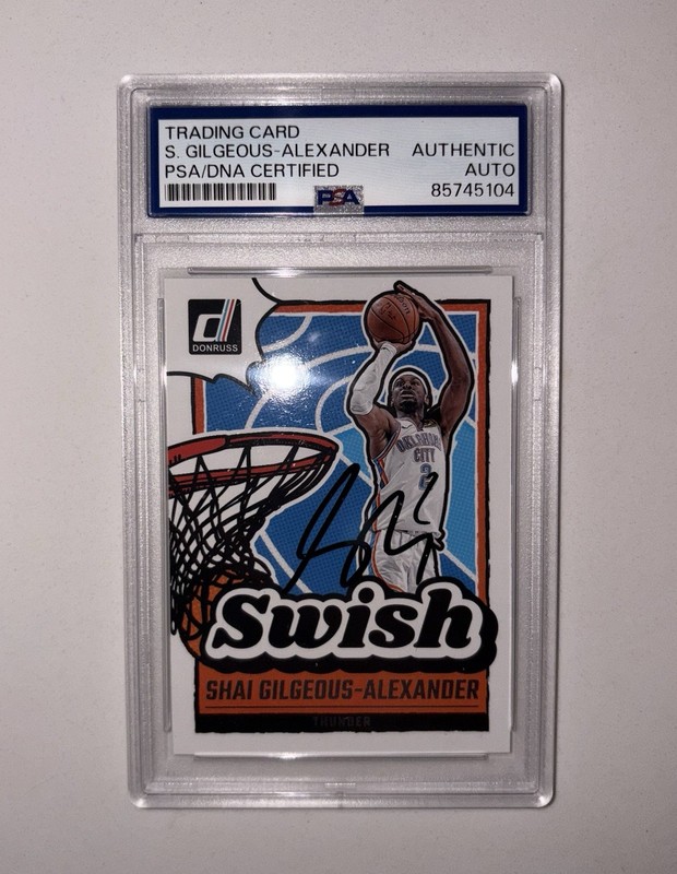 2024-25 Panini Donruss - Swish Shai Gilgeous-Alexander #1 (AUTO - TRUE 1/1)