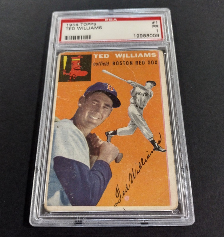 1954 TOPPS TED WILLIAMS  #1  PSA 1