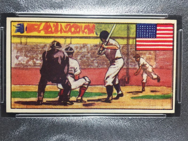 1962 Dickson-Orde BABE RUTH Sports of the Countries #11 America PSA 8 view 2