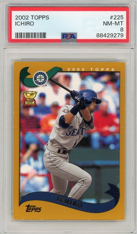 2002 Topps #225 Ichiro Suzuki - PSA 8