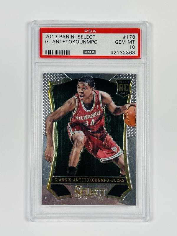 2013 PANINI SELECT GIANNIS ANTETOKOUNMPO #178 ROOKIE PSA 10