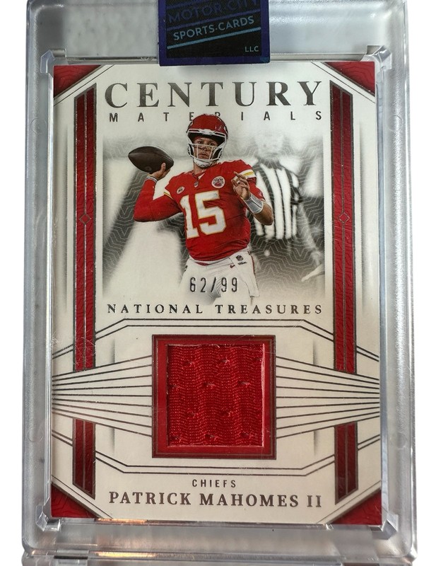 2023 Panini National Treasures - Century Materials Patrick Mahomes /99