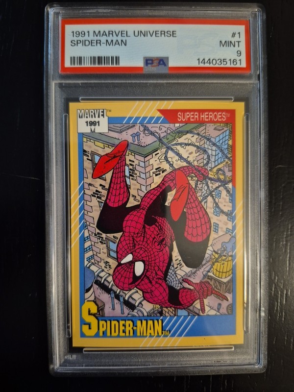 Spider-Man 1991 Marvel Universe #1 PSA 9