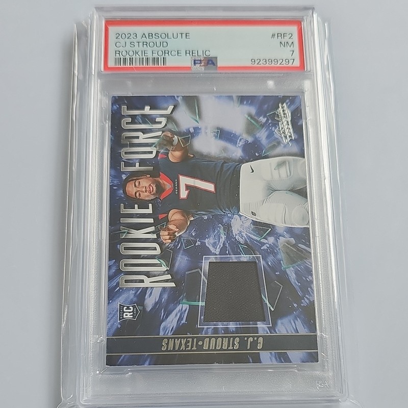 Panini Absolute Rookie Force C.J. Stroud Memorabilia RF-2 PSA Houston Texans