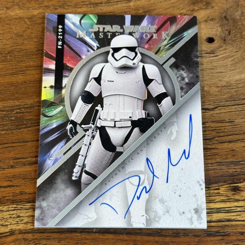 David Acord FN-2199 2022 Topps Star Wars Masterwork AUTO Card #MWA-DA QTY