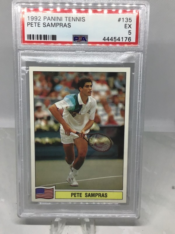 1992 Panini Tennis #135 Pete Sampras PSA 5 (8 in all grades)