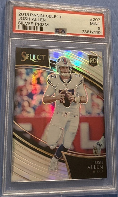 2018 Panini Select - Field Level Josh Allen #207 Silver Prizm (RC)