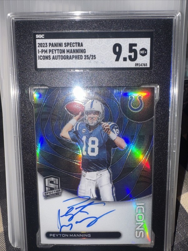2023 Panini Spectra - Icons Autographs Peyton Manning #I-PM 25/25 (AU)