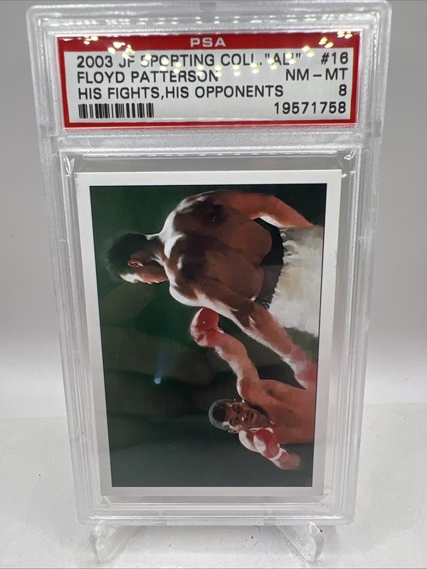 Muhammad Ali 2003 JF Sporting Collectables His Fights, His Opponents #16 PSA 8