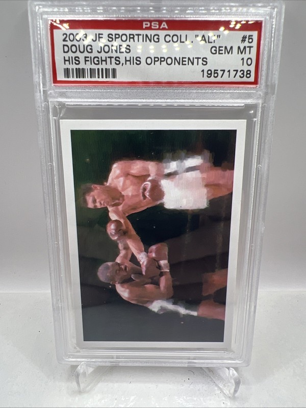 Muhammad Ali 2003 JF Sporting Collectables His Fights, His Opponents #5 PSA 10