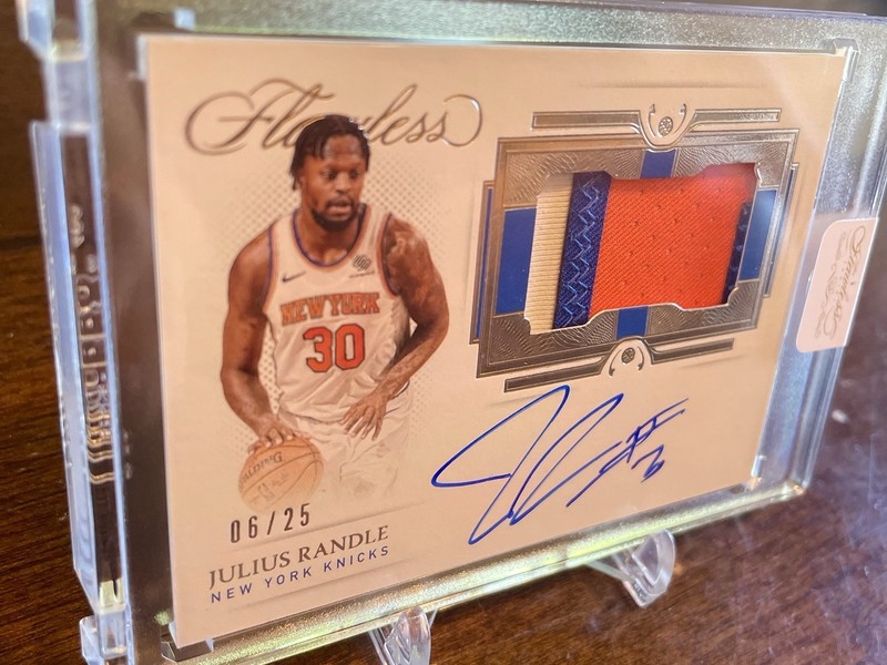 /25 2020-21 Panini Flawless JULIUS RANDLE NY Knicks MN Timberwolves SEALED view 2