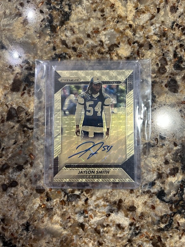 2016 Panini Prizm Gold Vinyl Jaylon Smith Auto Autograph /5 Cowboys RC Rookie