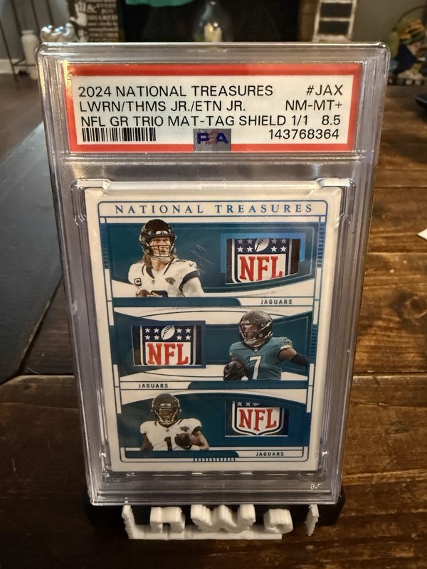2024 National Treasures NFL Gear Trio Materials Lawrence / Etienne / BTJ RC 1/1