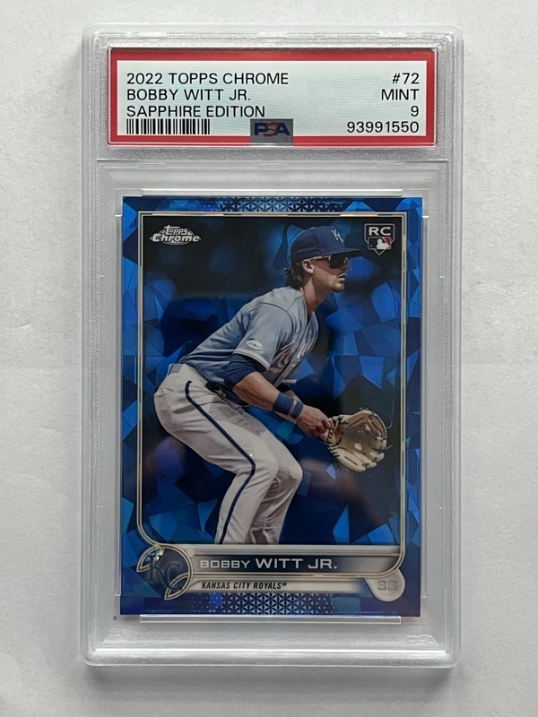 2022 Topps Chrome Sapphire Edition - Bobby Witt Jr. #72 (RC) Rookie 