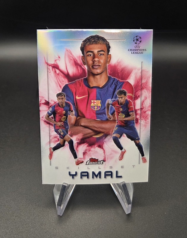 2024-25 Topps Finest UCC - Lamine Yamal - Inserts + Base Lot view 2