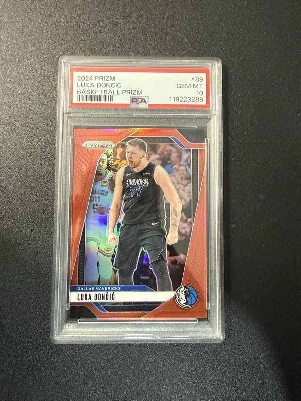 2024 Luka Doncic Basketball Prizm /225 Psa 10