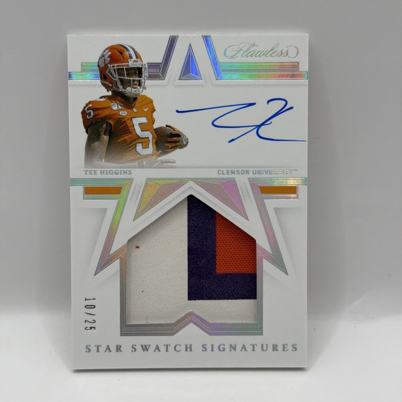 2021 Panini Treasures Collegiate FLAWLESS #SSS-TH Star Swatch Patch Auto /25