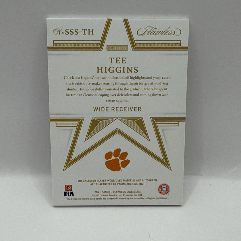 2021 Panini Treasures Collegiate FLAWLESS #SSS-TH Star Swatch Patch Auto /25 view 2