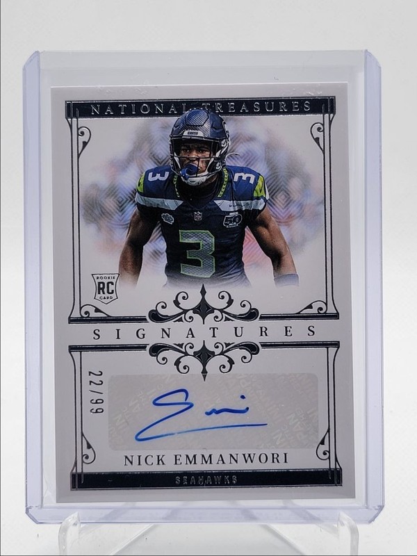 Nick Emmanwori 2025 National Treasures Rookie Signatures RC Auto /99 Q6633