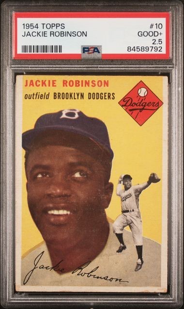 1954 Topps Jackie Robinson PSA 2.5 - Centered