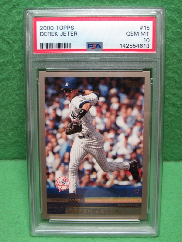 PSA 10 Gem Mint - 2000 Topps - Derek Jeter - New York Yankees # 15