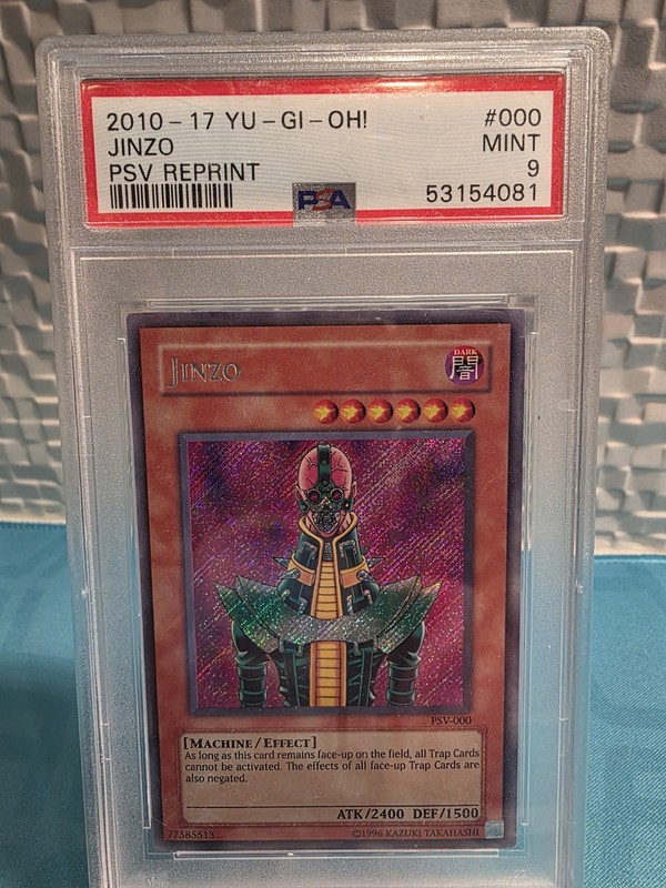 2010 Yu-Gi-Oh Jinzo PSV-000 PSA 10 