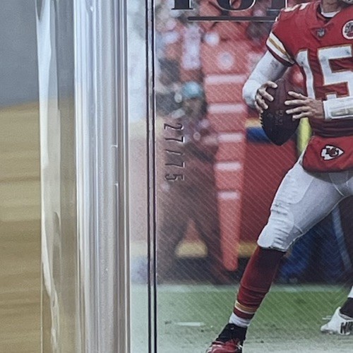 2018 National Treasures TOP-23 Patrick Mahomes II /75 PSA 9 Top 100 Chiefs view 2
