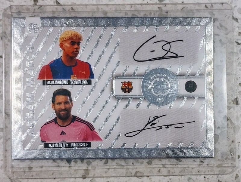 2025 FIFA CLUB WORLD CUP FE Card - LIONEL MESSI - LAMINE YAMAL  Printed Auto 🔘