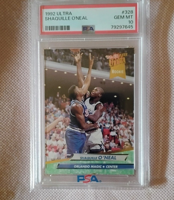 1992 Ultra Shaquille O'Neal #328 PSA 10 Shaq
