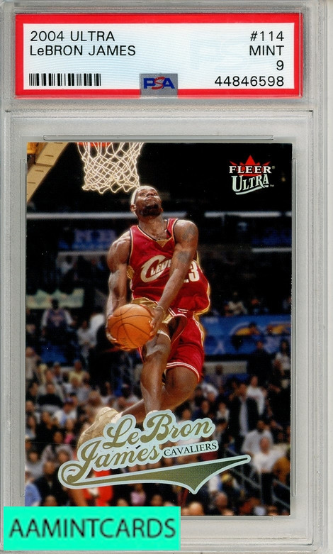 2004 ULTRA LEBRON JAMES #114 PSA 9 MINT