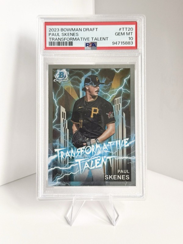 2023 Bowman Draft Paul Skenes Transformative Talent Pirates PSA 10 TT-20 RC