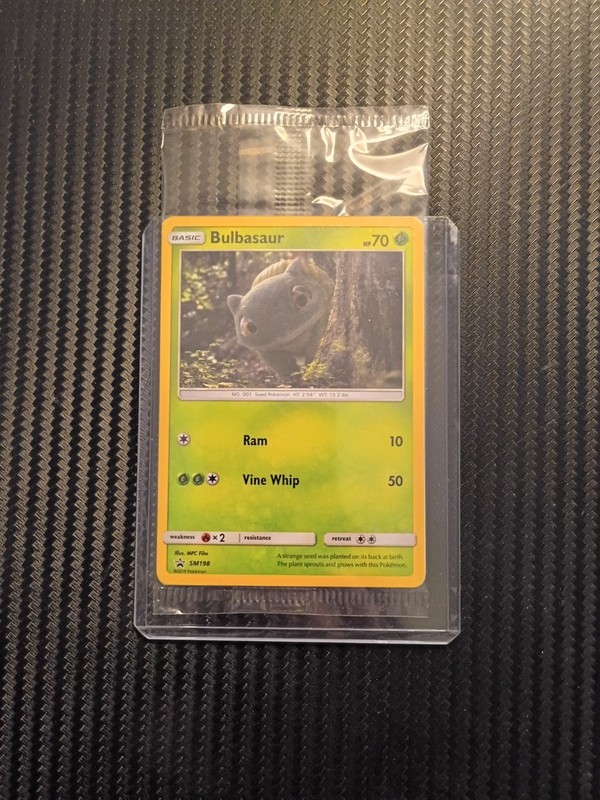 Bulbasaur SM198 Sealed In-Store Promo (Unstamped Holo)