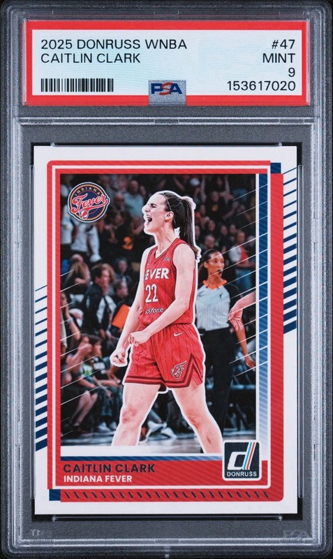 2025 Panini Donruss WNBA Caitlin Clark #47 PSA 9