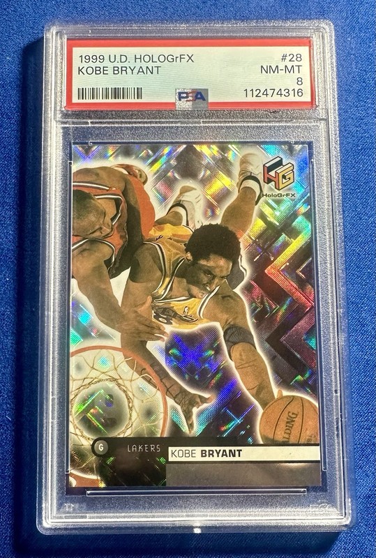 Kobe Bryant 1999 UD HoloGrFX #28 PSA 8 Low Pop HOF Lakers🔥