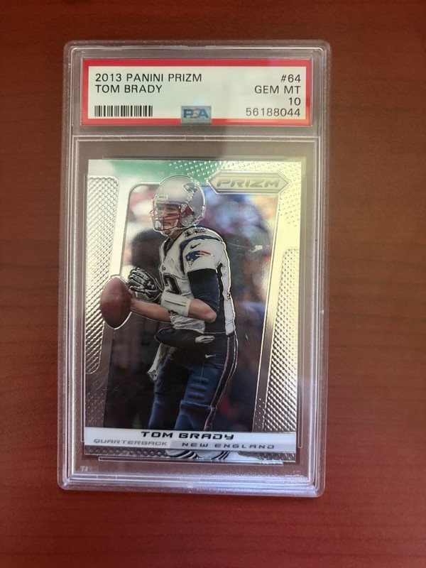 TOM BRADY PSA 10 2013 PANINI PRIZM FOOTBALL #64 GEM MINT PATRIOTS 3545