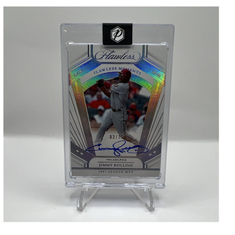 Panini 2024 Flawless Baseball Flawless Moments Jimmy Rollins FMR-JR Auto /15