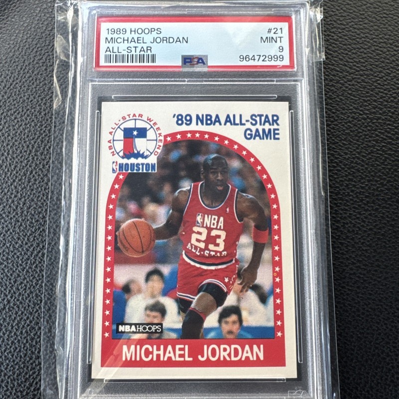 Michael Jordan 1989 Hoops All-star PSA 9