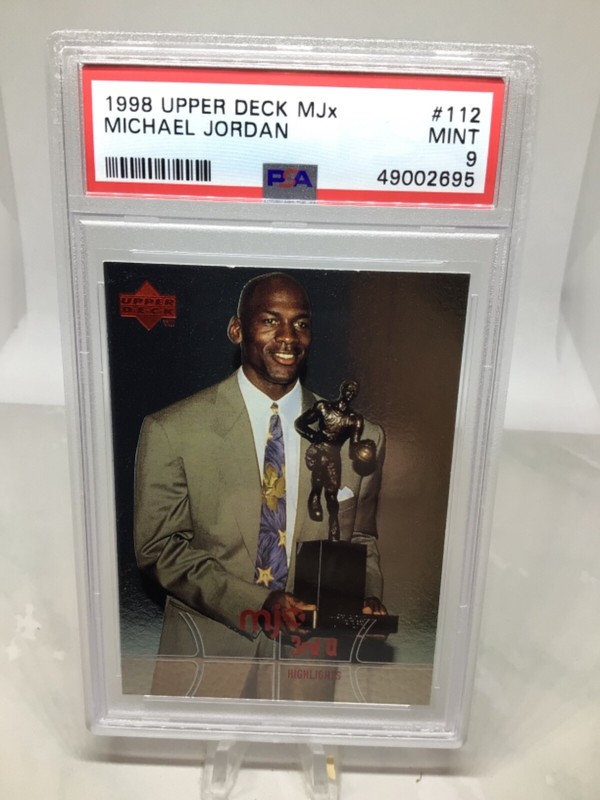 1998 Upper Deck MJX #112 Michael Jordan PSA 9 (9 in all grades) SP FOIL