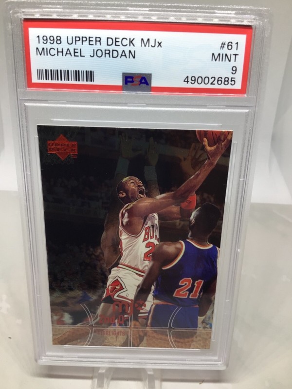 1998 Upper Deck MJX #61 Michael Jordan PSA 9 (10 in all grades) SP FOIL