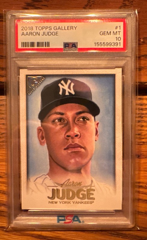 2018 Topps Gallery #1 Aaron Judge PSA 10