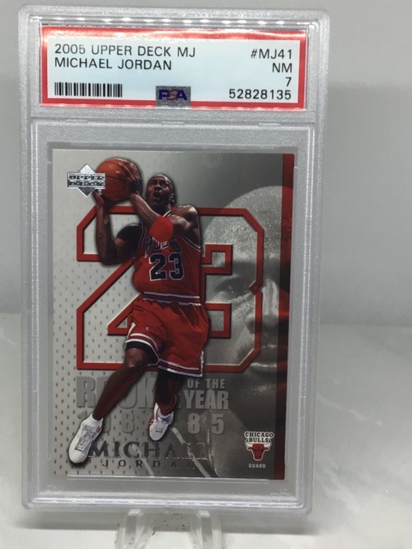 2005 Upper Deck MJ #MJ41 Michael Jordan PSA 7 (Only 5 in all grades)