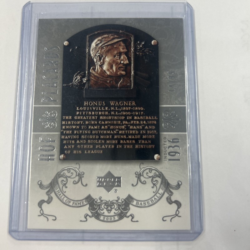 2005 Upper Deck Hall of Fame - Honus Wagner #89 Silver /99