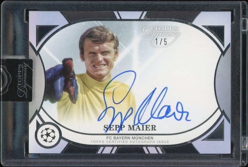 2024 Topps Dynasty SEPP MAIER Auto Bayern Munchen Munich /5 RARE Encased
