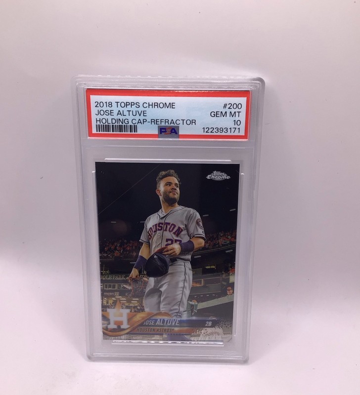 2018 Topps Chrome - Image Variation Jose Altuve #200 Capless
