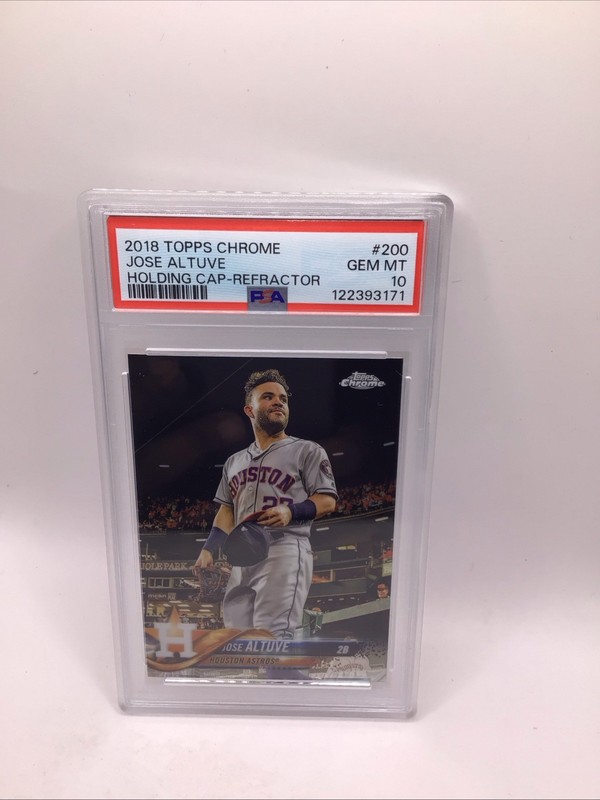 2018 Topps Chrome - Image Variation Jose Altuve #200 Capless view 2