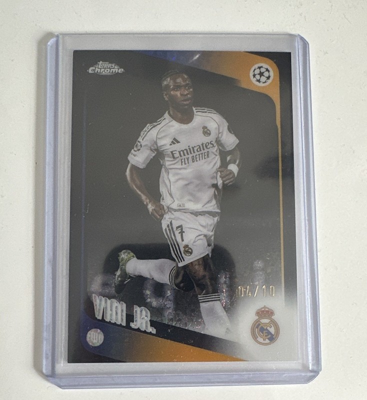 Topps Chrome Vini Jr. #115 Real Madrid UEFA Champions League /10 Serial
