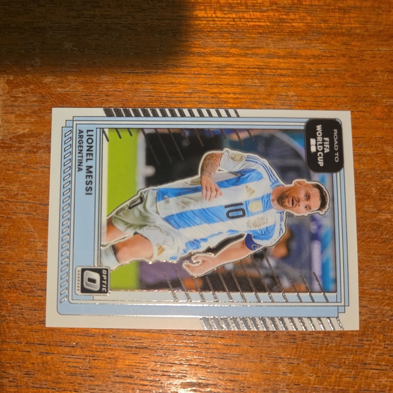 2025-26 Donruss Optic Road to World Cup Lionel Messi Holo Argentina