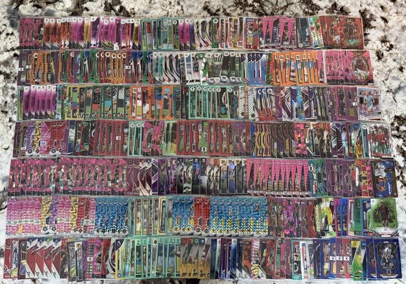Bulk Soccer Card Lot 400+ Parallels Numbered Color SP Topps Panini Donruss Prizm