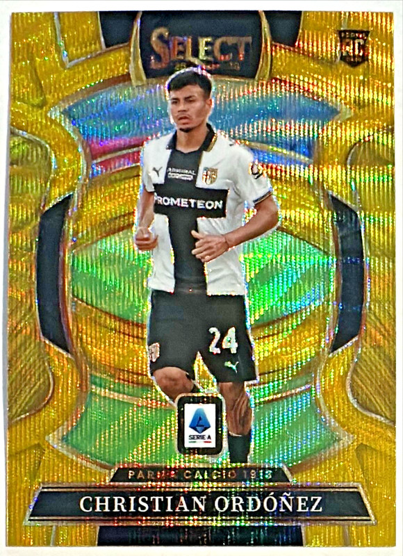 2025-26 Select Serie A Christian Ordóñez RC Gold Wave Prizm 9/10 Parma Argentina